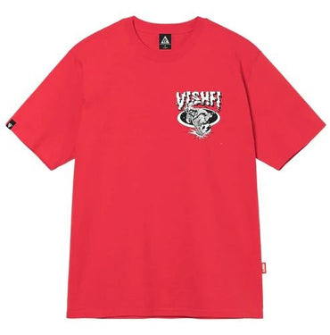 CAMISETA BILHAR SKULL VERMELHA "HALLOWEEN 2022"