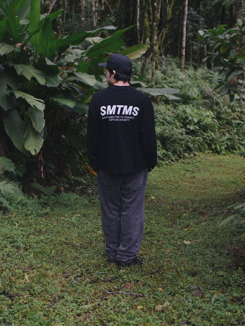 Camiseta Manga Longa SMTMS Preta - Four Street