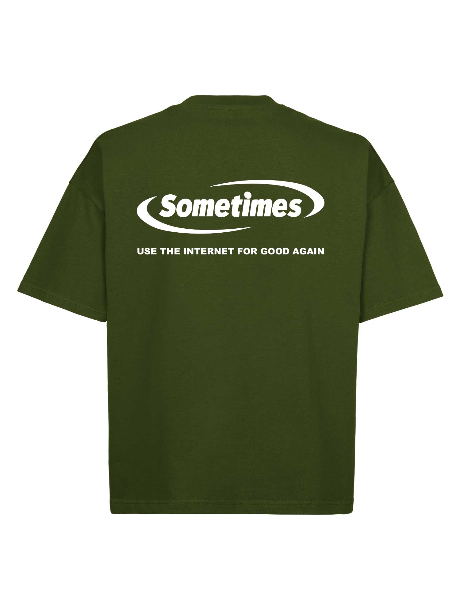 Camiseta Boxy Verde Good Again