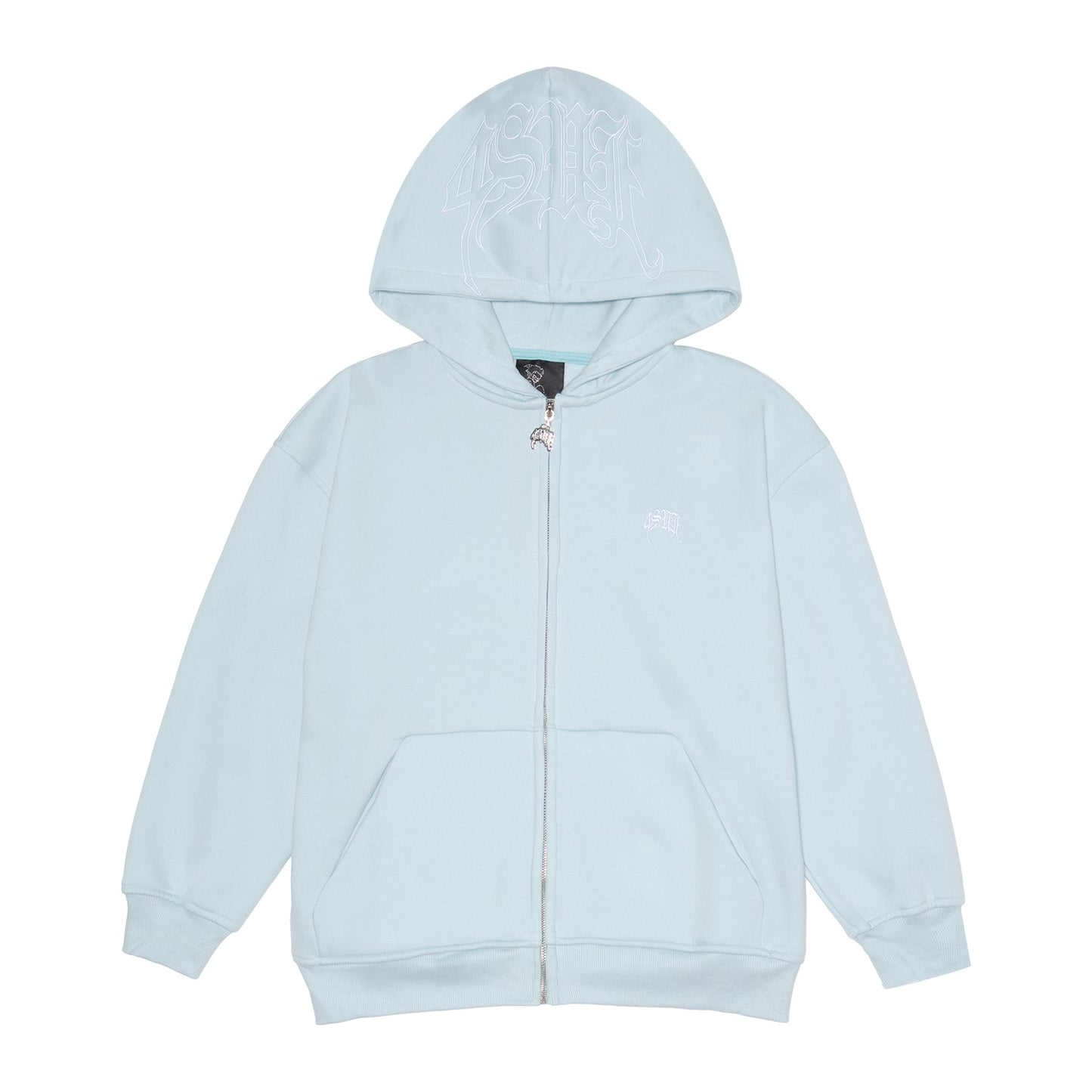 HOODIE ZÍPER 4SUF BABY BLUE