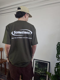 Camiseta Boxy Verde Good Again