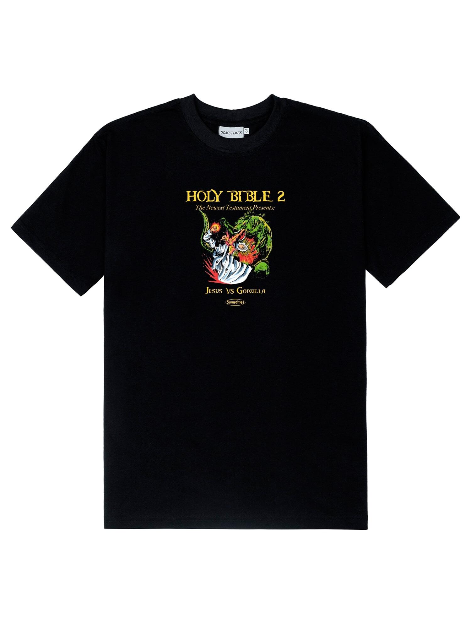 Camiseta Jesus vs Godzilla