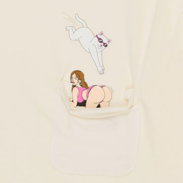 Jumpin In Pocket Tee (Natural) - Camiseta