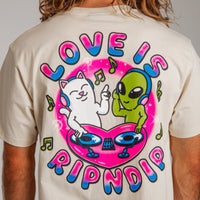 Love Is Ripndip Tee (Natural) - Camiseta