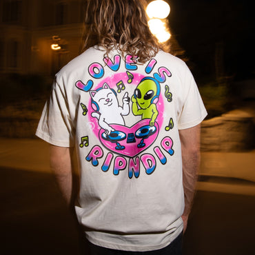 Love Is Ripndip Tee (Natural) - Camiseta
