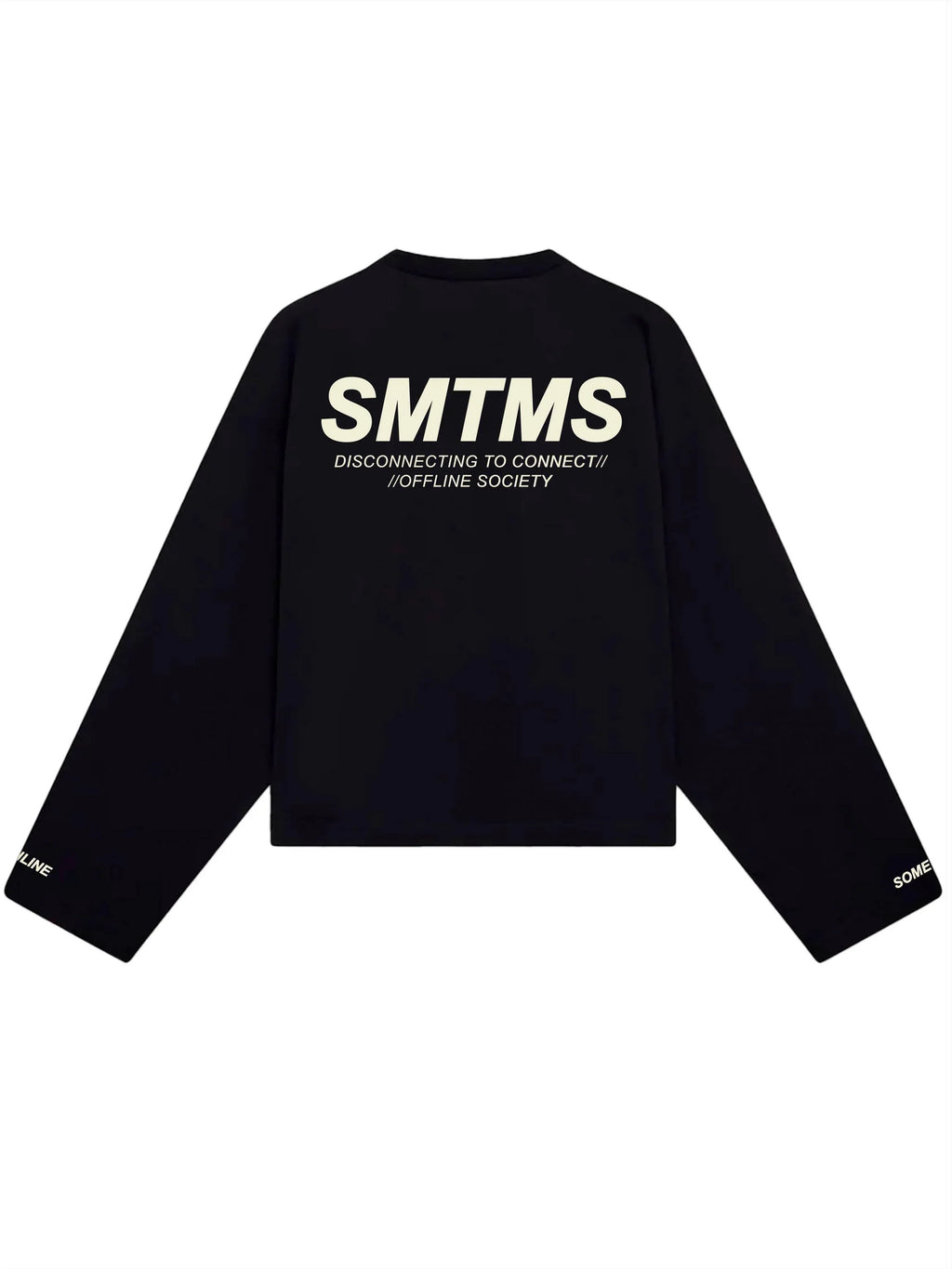 Camiseta Manga Longa SMTMS Preta - Four Street