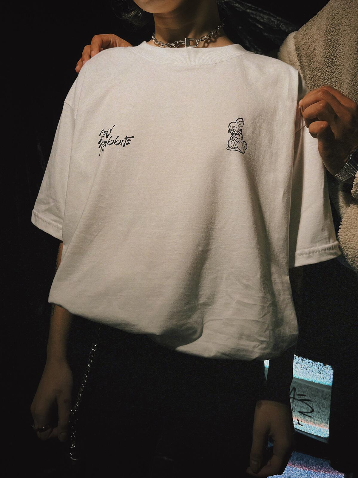 Camiseta Bad Rabbits Off White