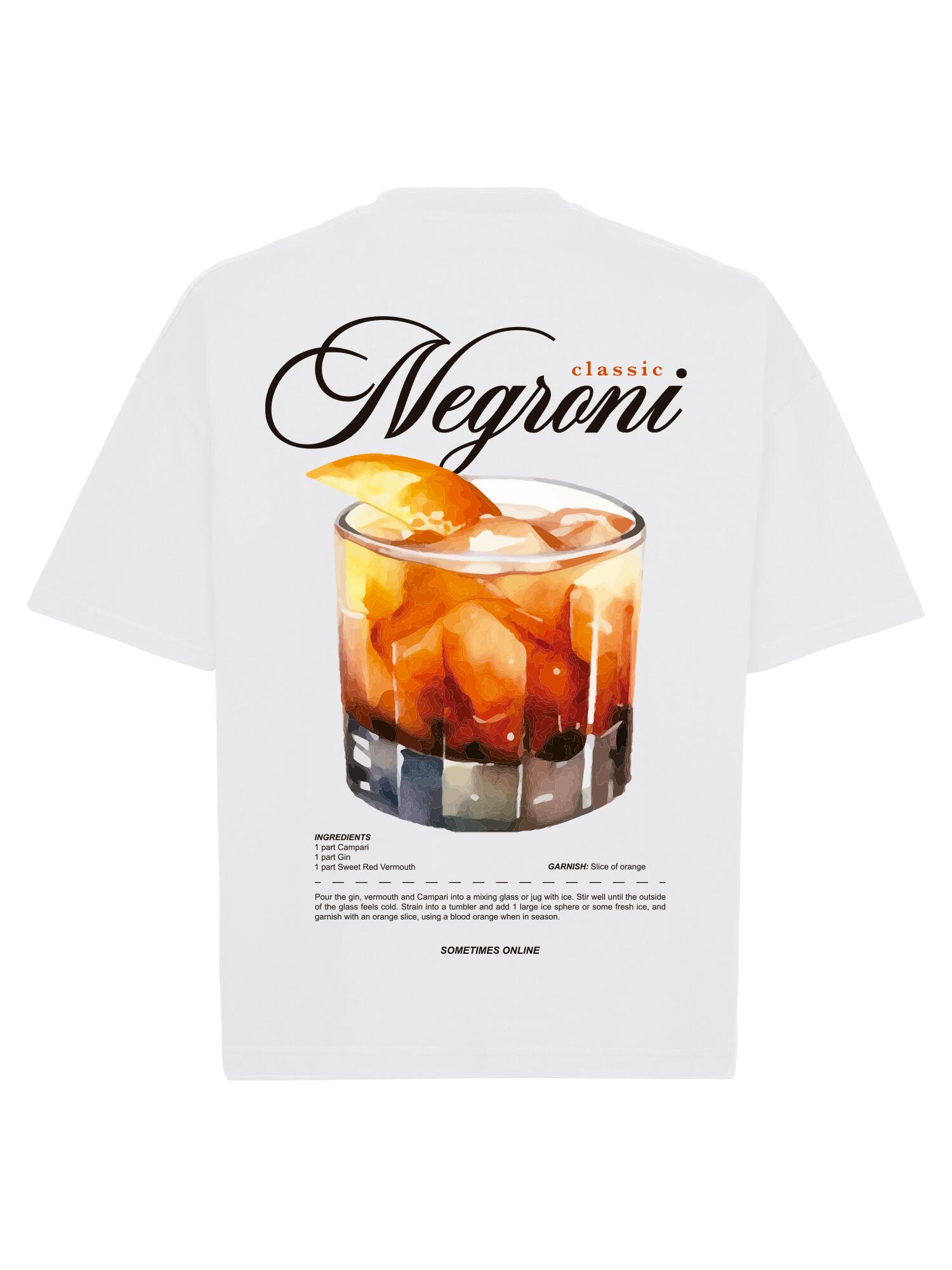 Camiseta Boxy Negroni