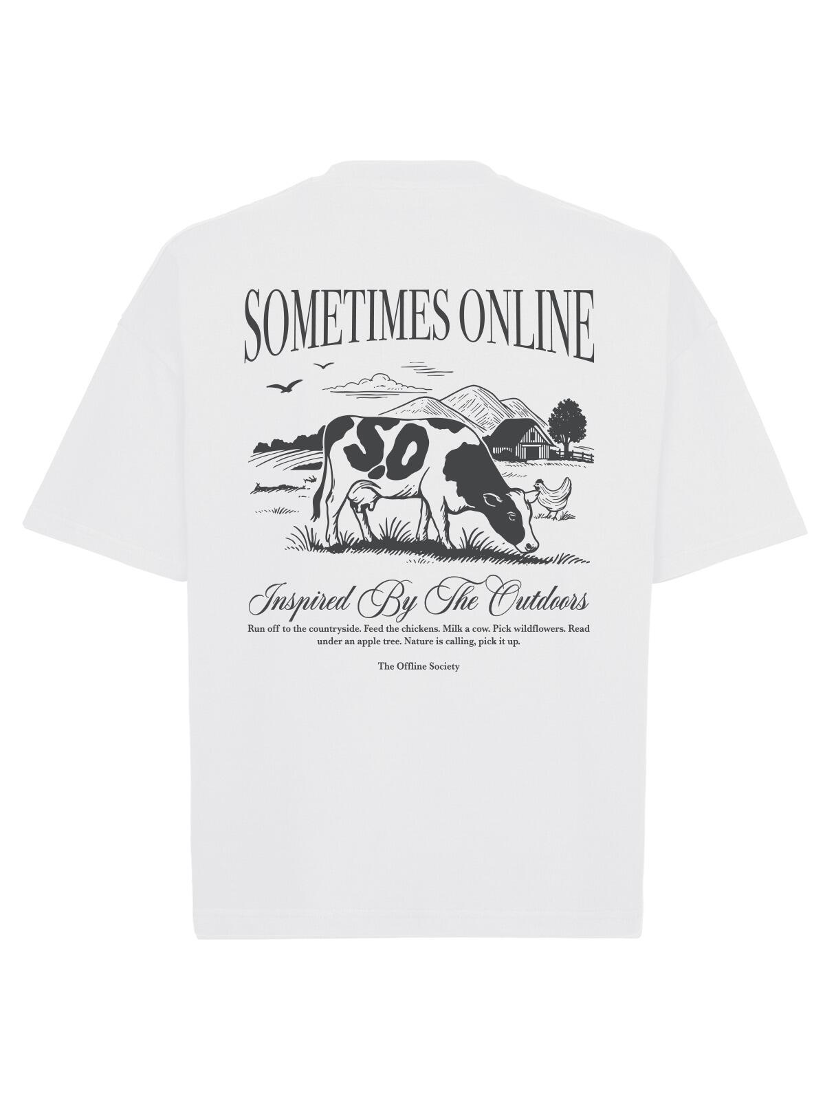 Camiseta Boxy De Vaca