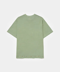 Gems Distressed Tee - Olive