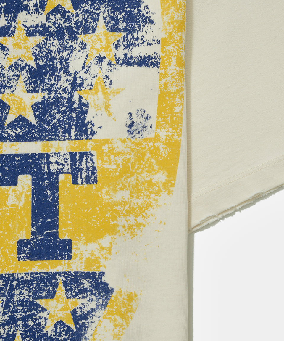 Camiseta PIET Emblem - Bone White