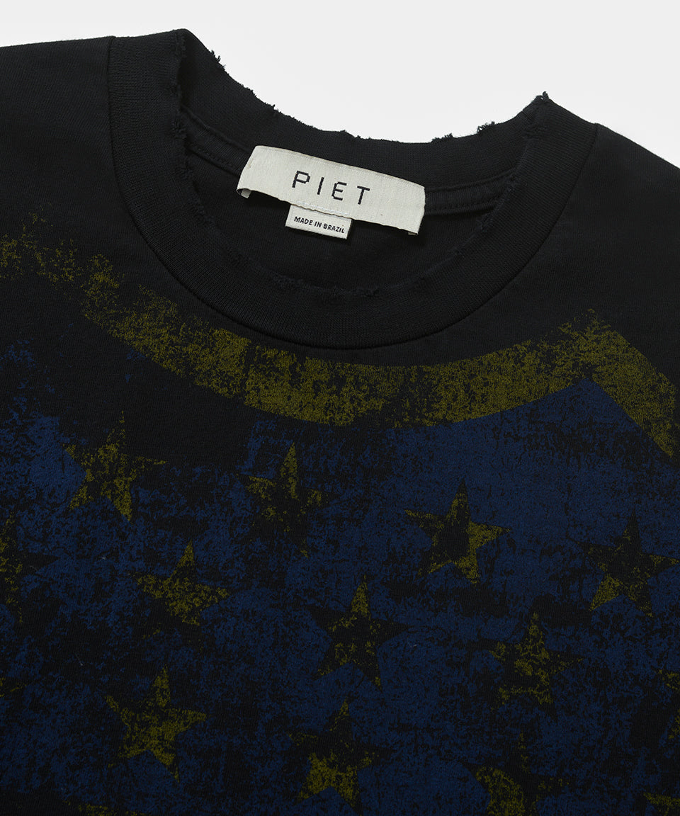 Camiseta PIET Emblem - Vintage Black