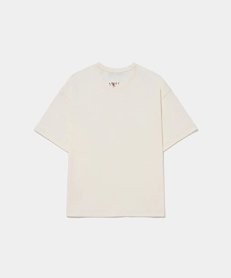Football Pocket T-shirt Bone White - Four Street