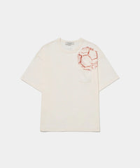 Football Pocket T-shirt Bone White