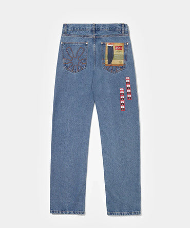 Brand New Pants Washed Denin