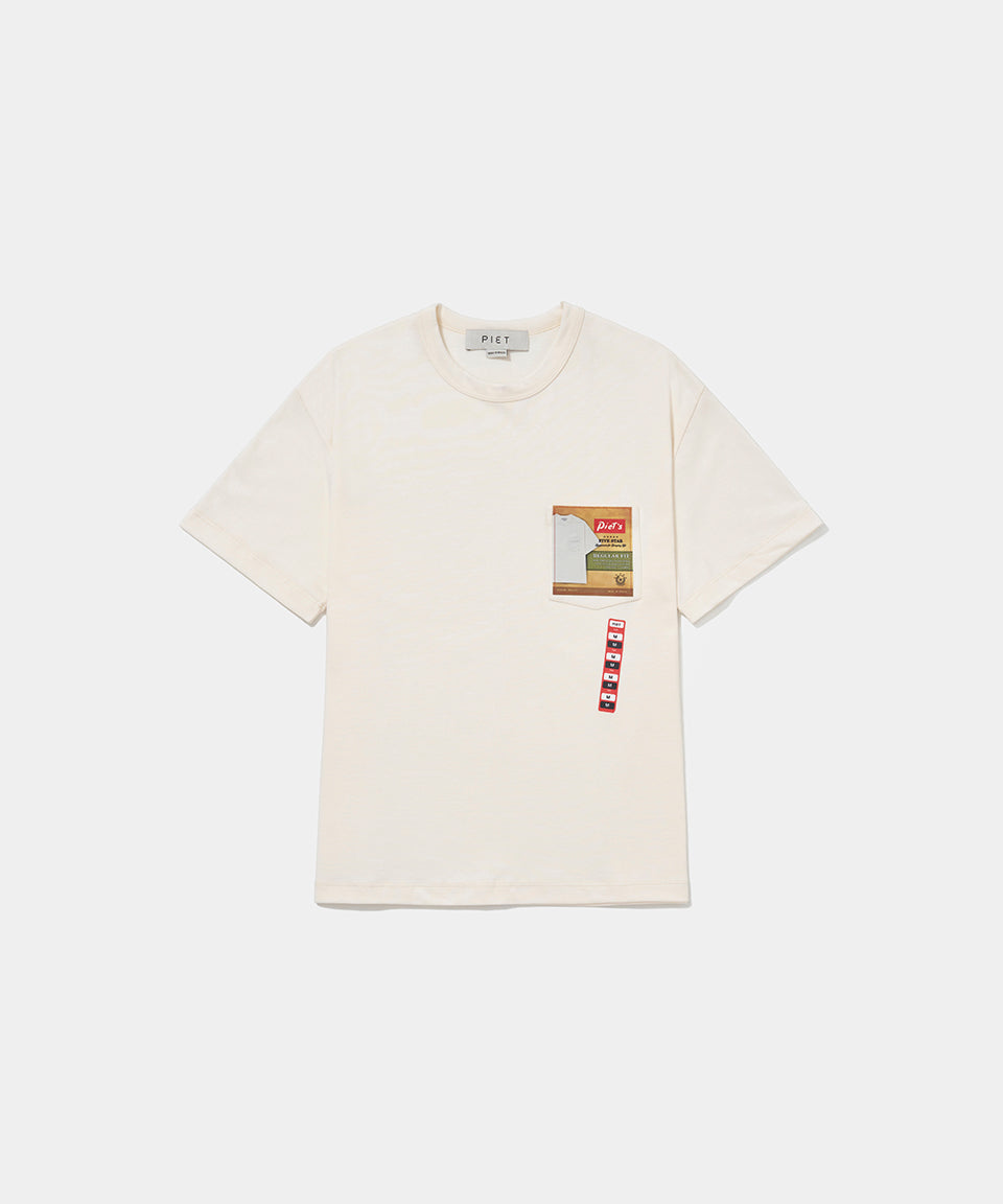 Brand New T-shirt Bone White