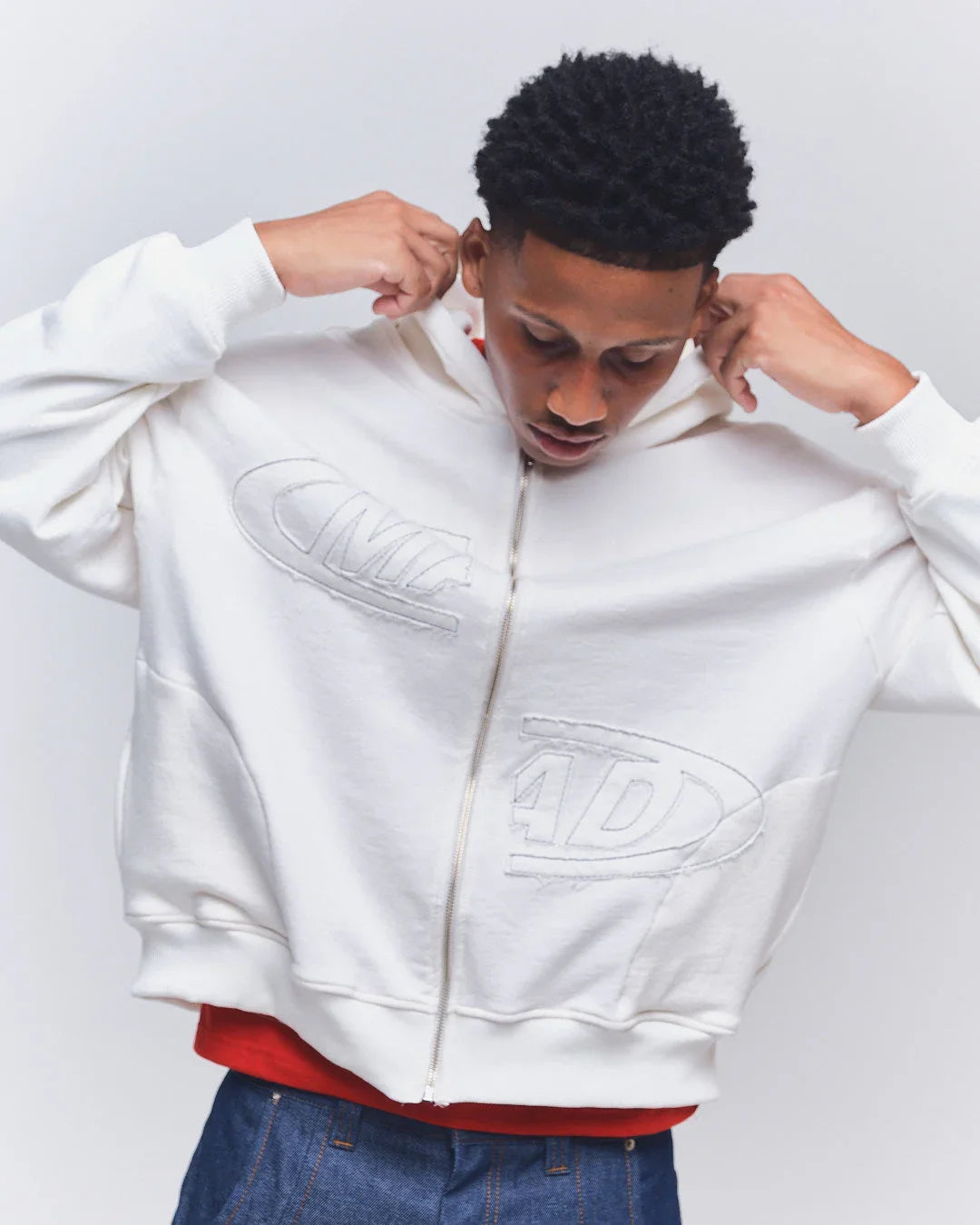 MOLETOM PORTAL 3D OFF WHITE - Four Street