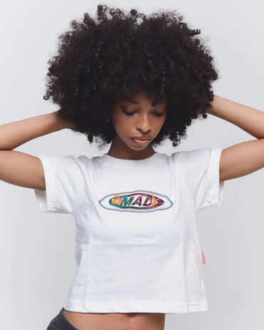 BABY TEE MAD LOGO 125 OFF WHITE