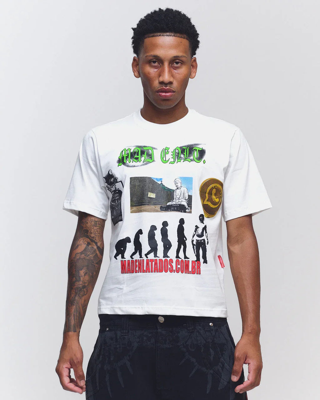 CAMISETA WHATSAPP GOLD OFF WHITE - Four Street