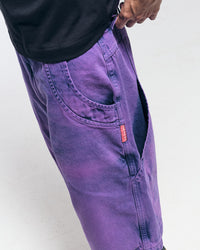 BERMUDA JEANS DOUBLE HAND LILÁS