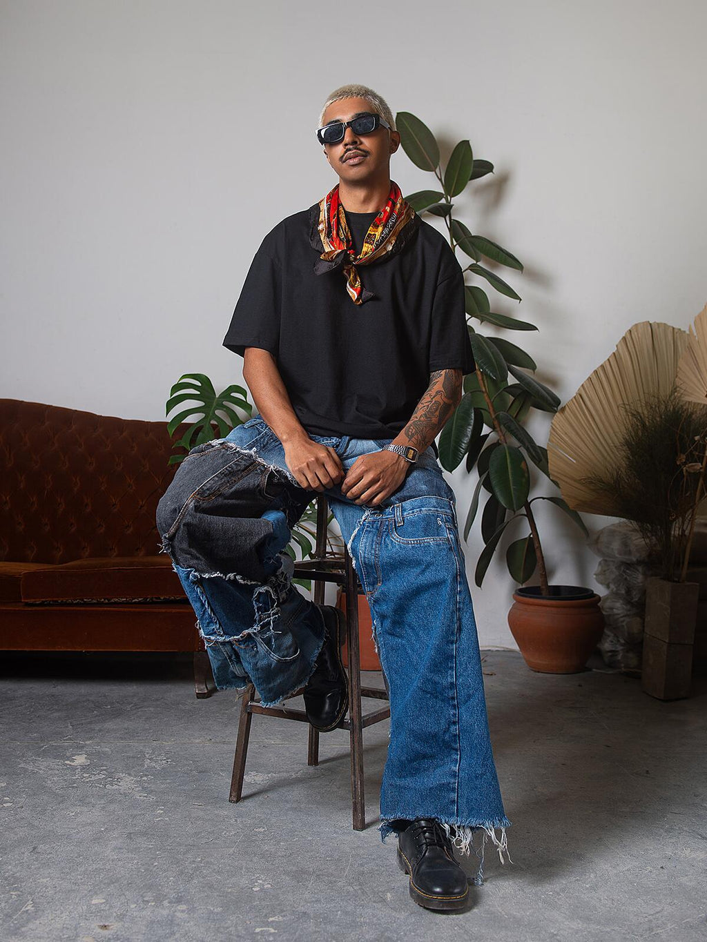 Camiseta Boxy Preta - Four Street