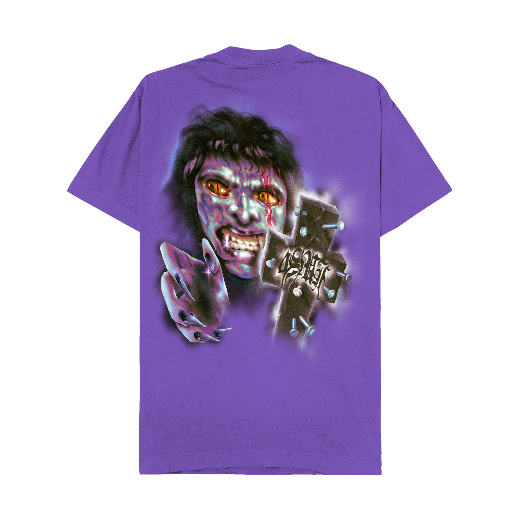 TEE SCARING THE EVIL PURPLE