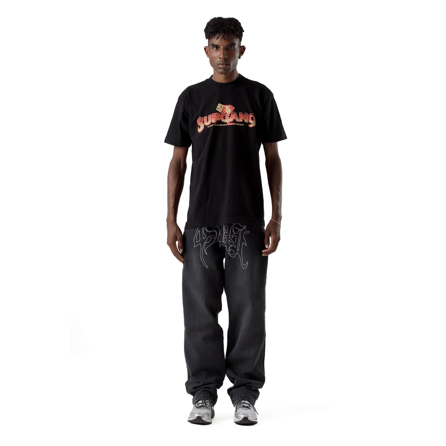 TEE SUFMANJI BLACK