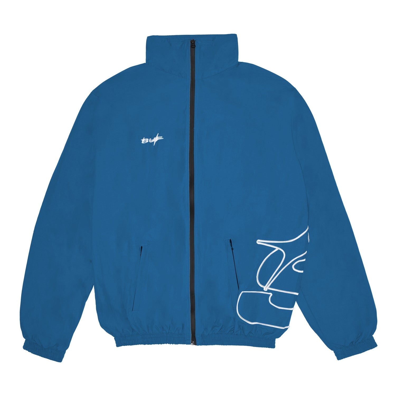 TRACK JACKET S STAR NAVY BLUE