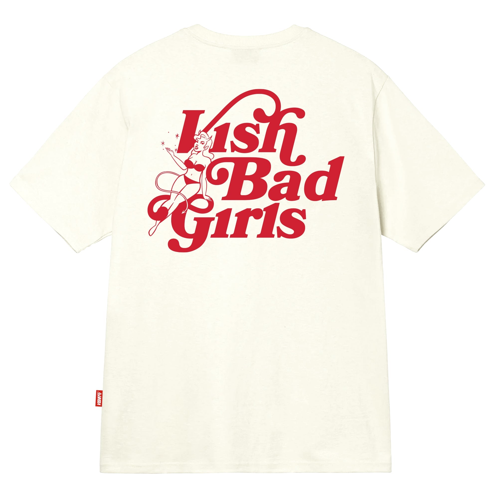 Camiseta Vish Bad Girls Off White