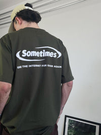 Camiseta Boxy Verde Good Again
