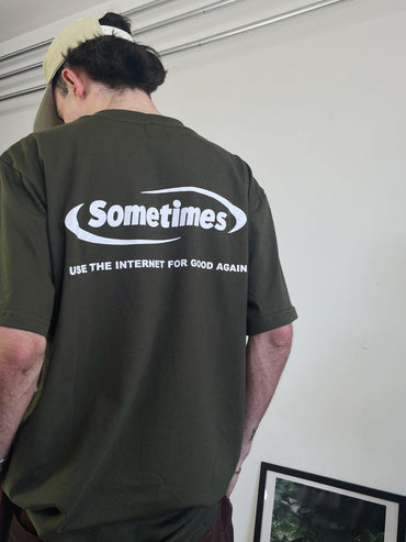 Camiseta Boxy Verde Good Again